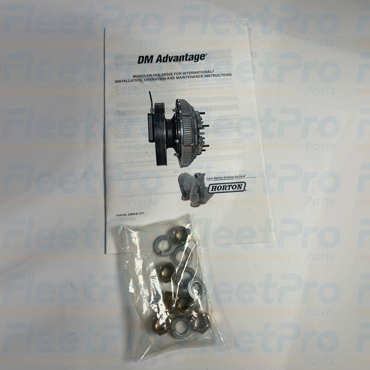Internal seals and mounting hardware in Horton HOR99A4641 kit