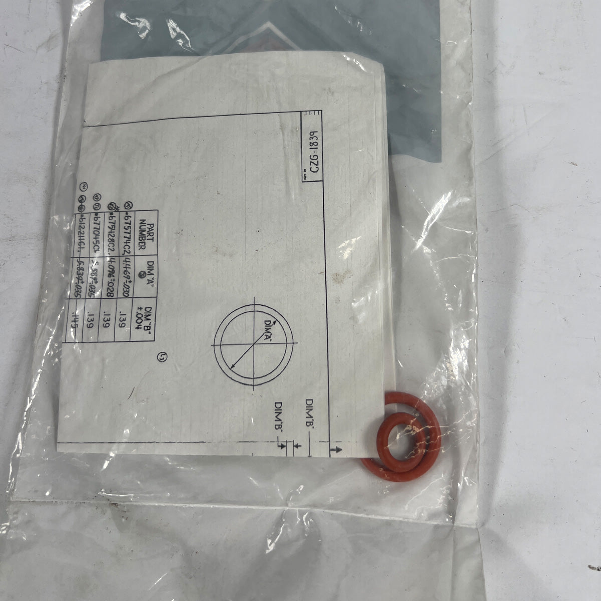 International 1823572C91 turbo seal kit