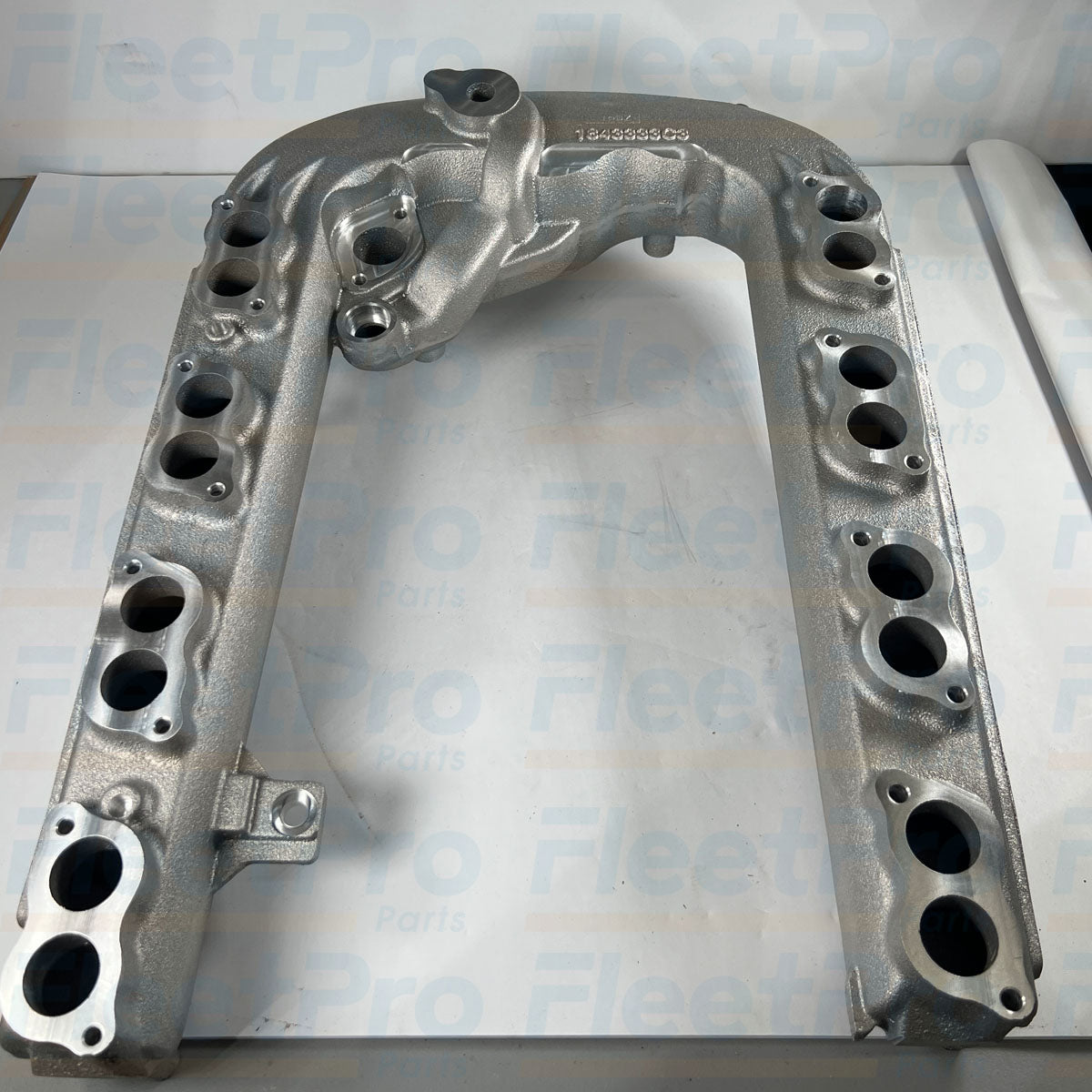 Unboxed perspective layout view of International 1843333C3 air intake manifold assembly