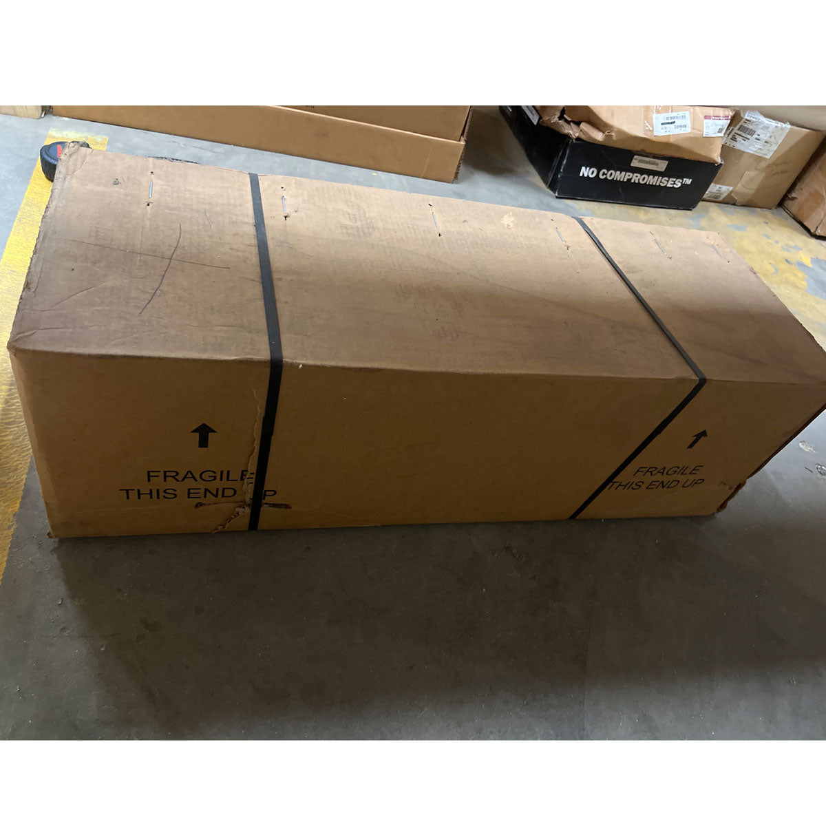 Genuine International 2517626C91 EGR cooler kit full view showing stainless steel body