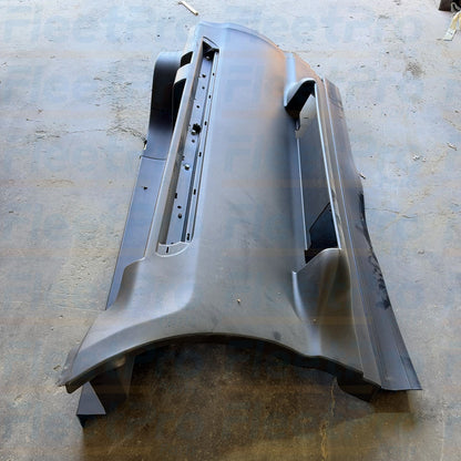 Close-up view of structural mounting bosses and inner reinforcement ribs on International 3726579C91 panel