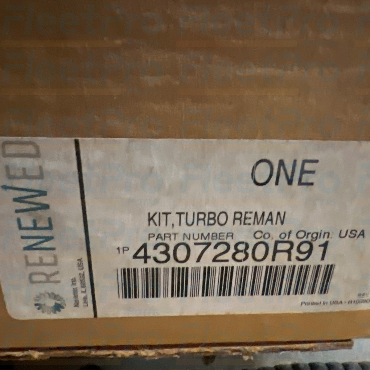International 4307280R91 turbo unit for diesel applications