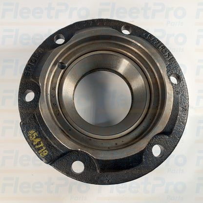 Close-up view of precision ground contact surface on International 454719C91 bearing retainer