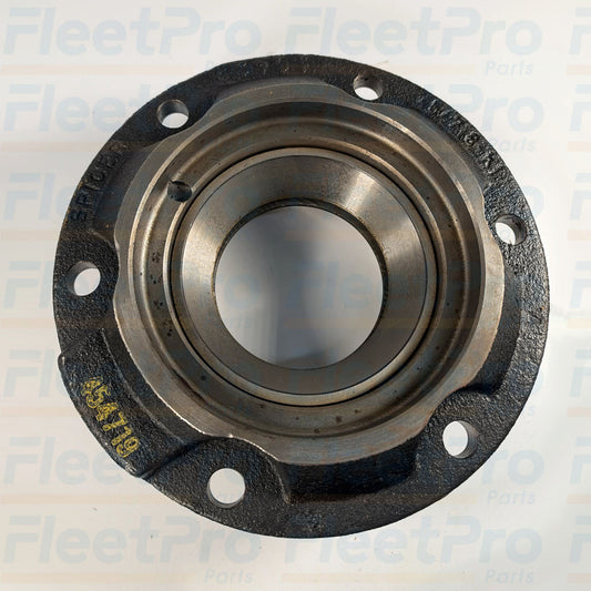 Close-up view of precision ground contact surface on International 454719C91 bearing retainer