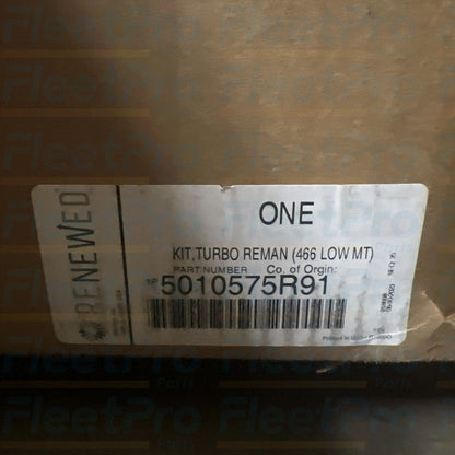 Heavy-duty replacement commercial truck turbocharger kit International part number 5010575R91