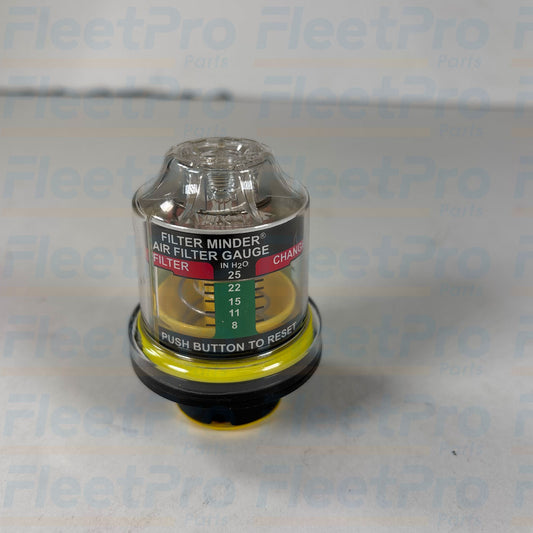 Genuine International Navistar 539245C1 heavy-duty truck air filter restriction gauge full front view
