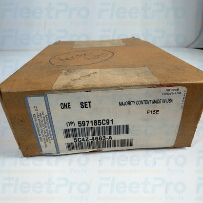 Factory bag packaging and genuine Navistar manufacturer part label for 597185C91