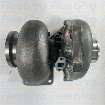 Precision compressor wheel and inlet detail on International 991535C91 Garrett T04E17 turbo