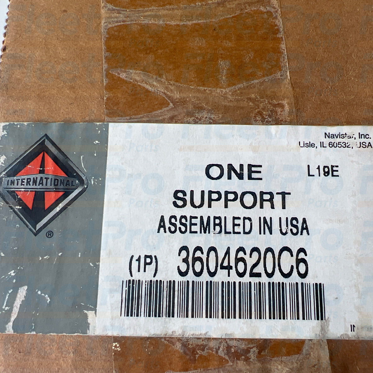 International commercial truck cab support extension 3604620C6