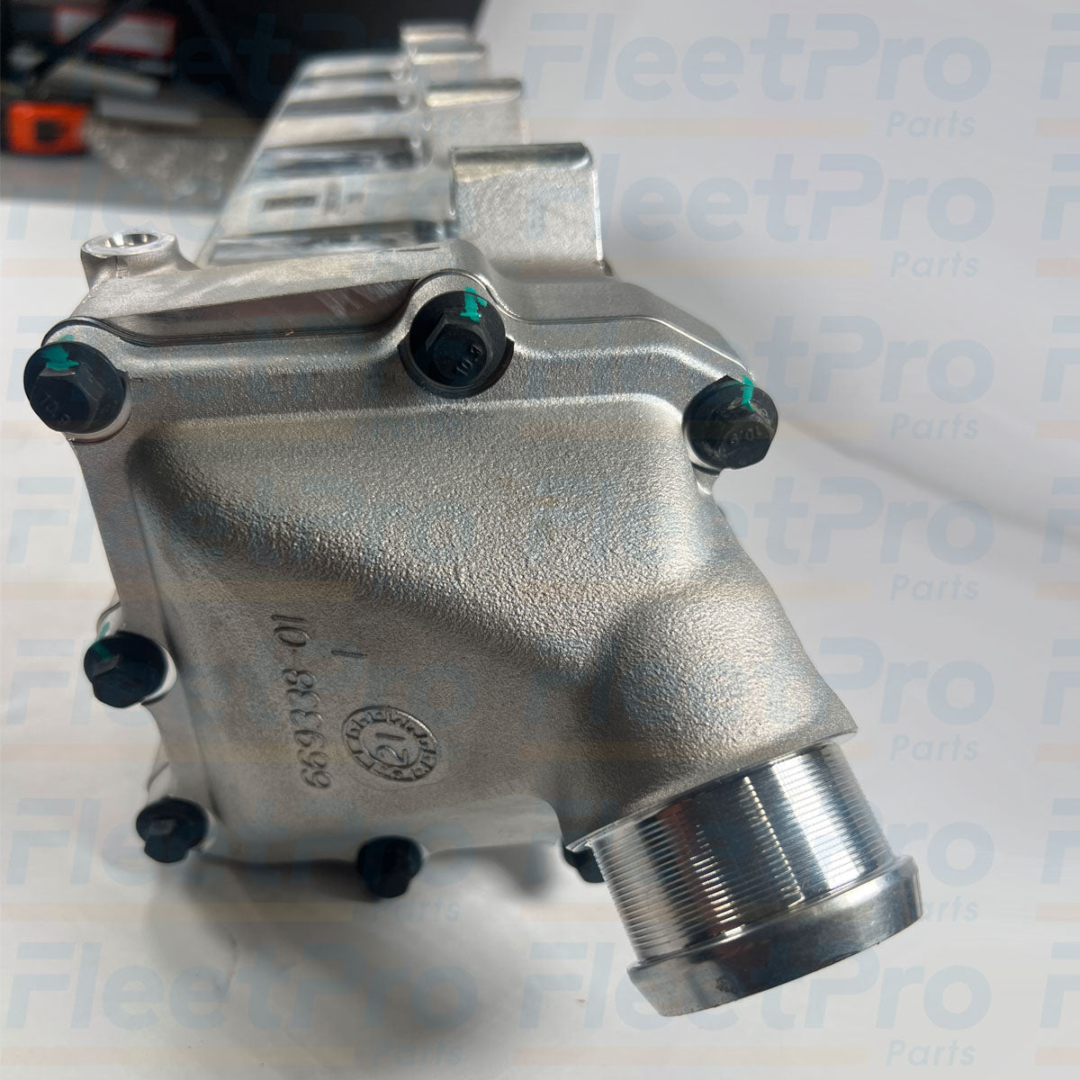 International diesel EGR cooler heat exchanger assembly
