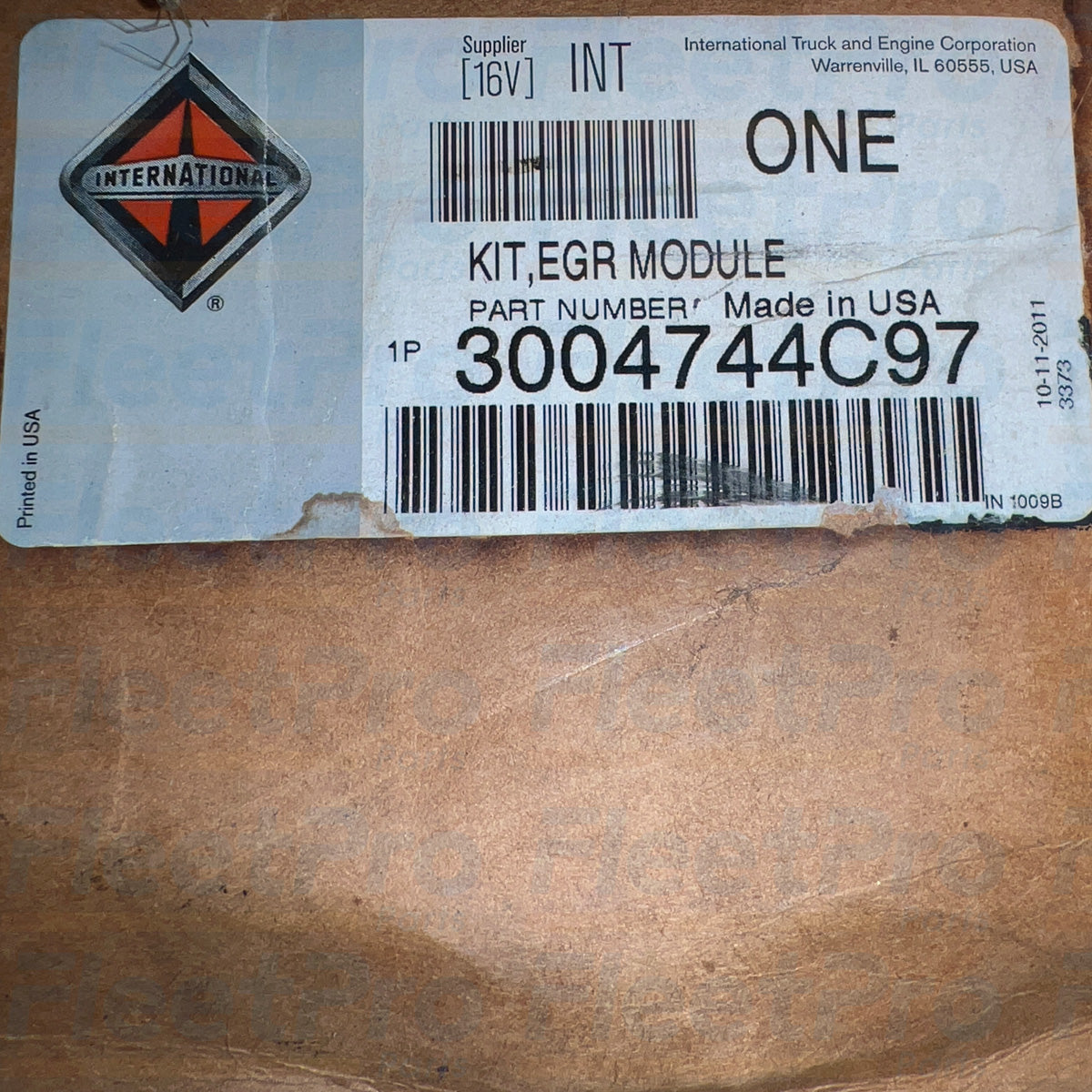 International Navistar EGR module kit 3004744C97