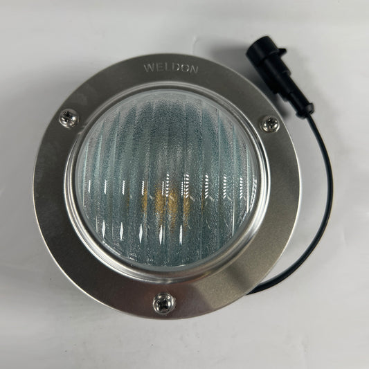 Genuine International step well light 3710336C91 chrome OEM replacement