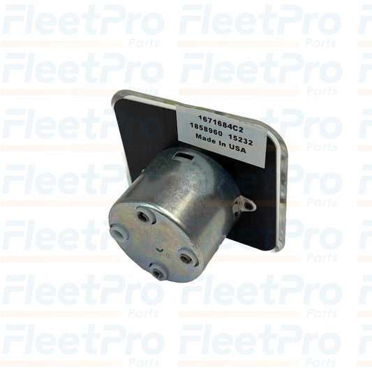 Voltmeter 1671684C2 installed in truck dashboard