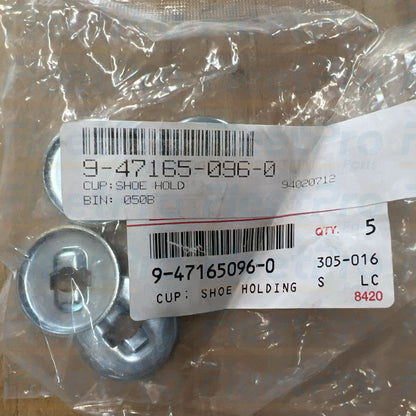 Isuzu OEM brake shoe holding cup 9-47165096-0