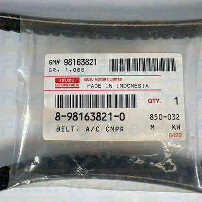 Isuzu 98163821 A/C drive belt replacement