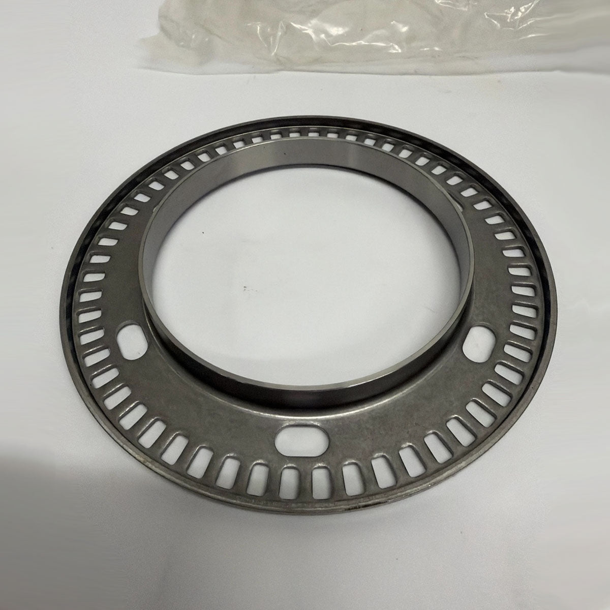 Inner hub press-fit mounting bore and shoulder detail on Isuzu GM 330-1663 tone ring
