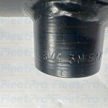 K181-4884 coolant tube with four bolt flange