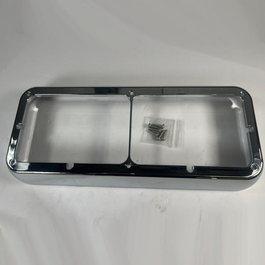 Kenworth 3-2048-3 Dual Rectangular Headlamp Bezel