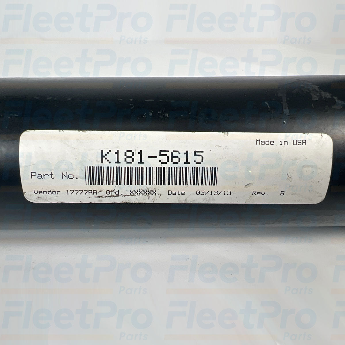 Original factory packaging and genuine PACCAR Kenworth manufacturer part label for K181-5615