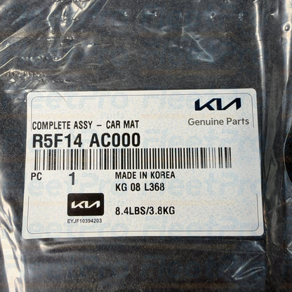 Original factory packaging plastic bag and genuine Kia manufacturer part label for R5F14-AC000