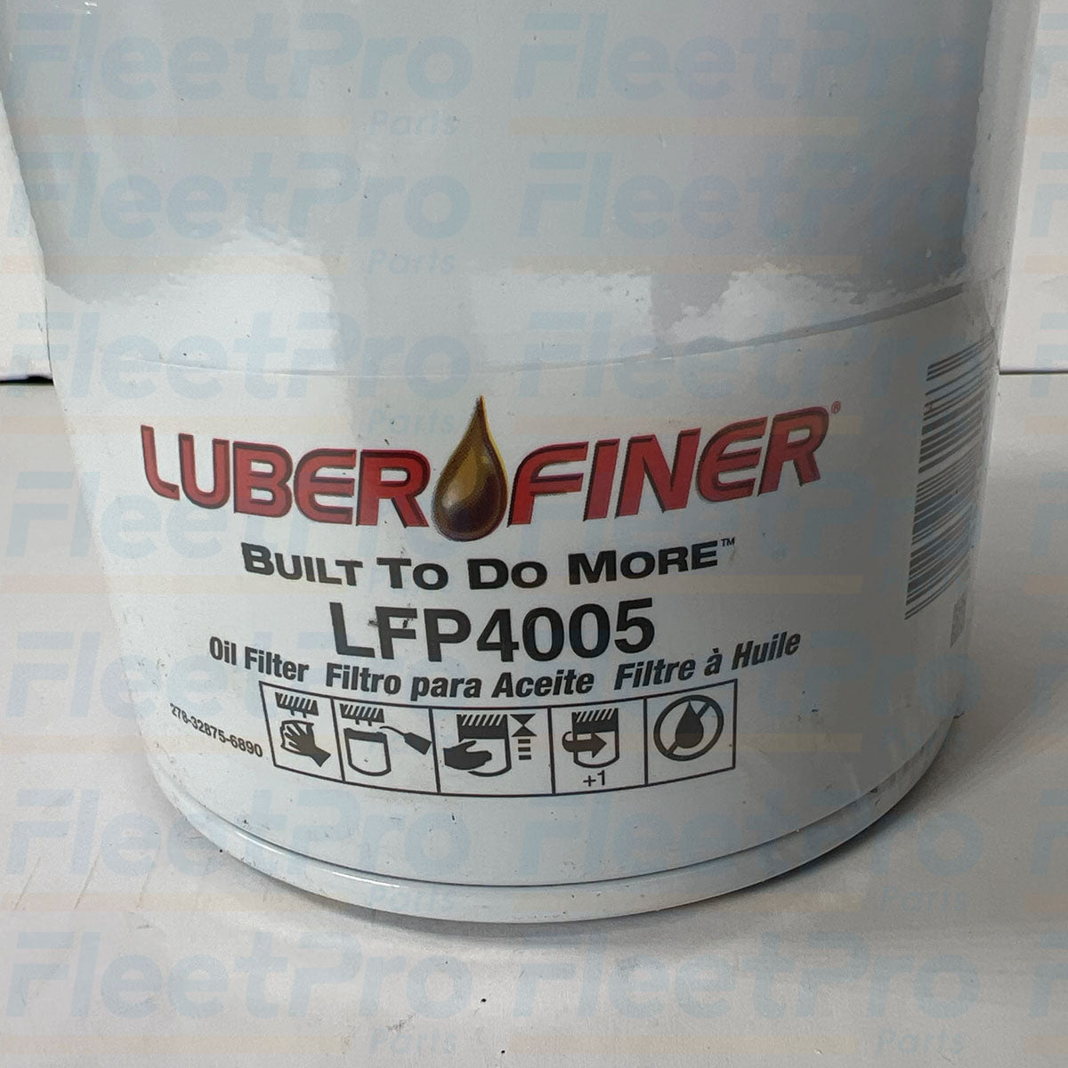 Front view of Luberfiner LFP4005 oil filter
