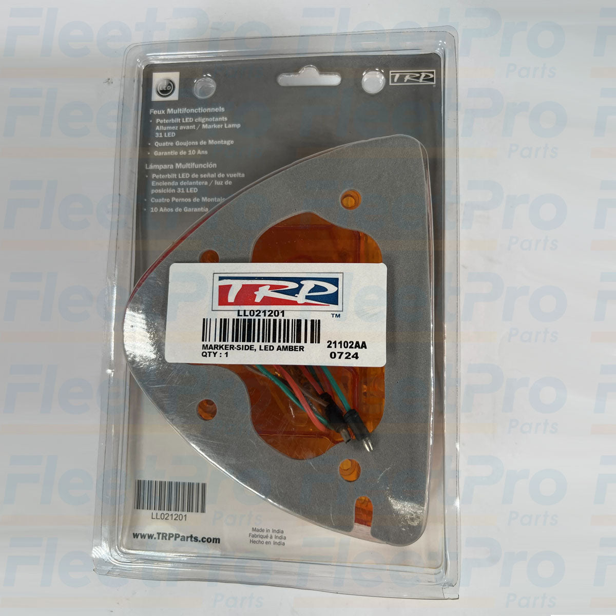 Heavy-duty TRP LED side marker light