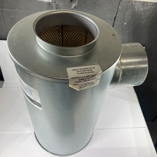 Genuine Luber-Finer LAF1821 heavy-duty commercial truck radial seal air filter full front view