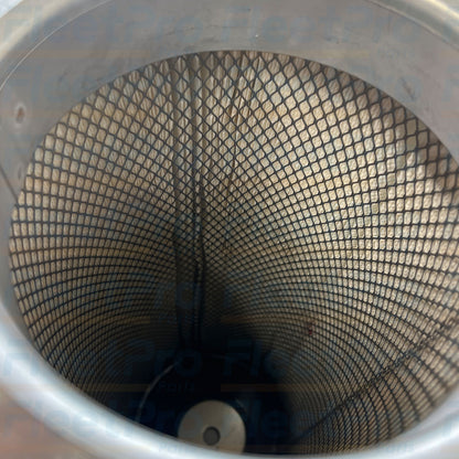 Close-up view of precision molded polyurethane radial seal collar on Luber-Finer LAF1821