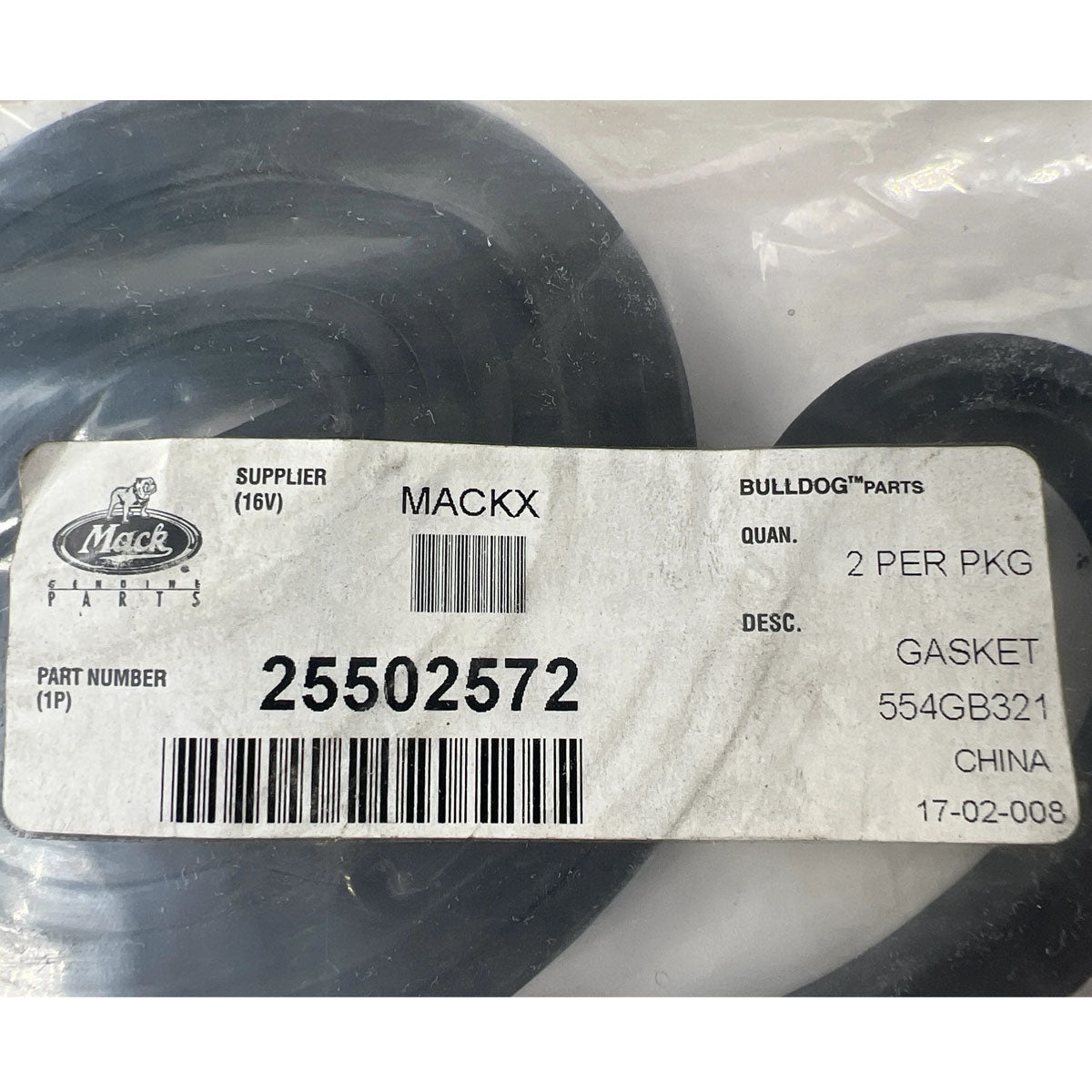 Mack 25502572 E6 Engine Valve Cover Gasket