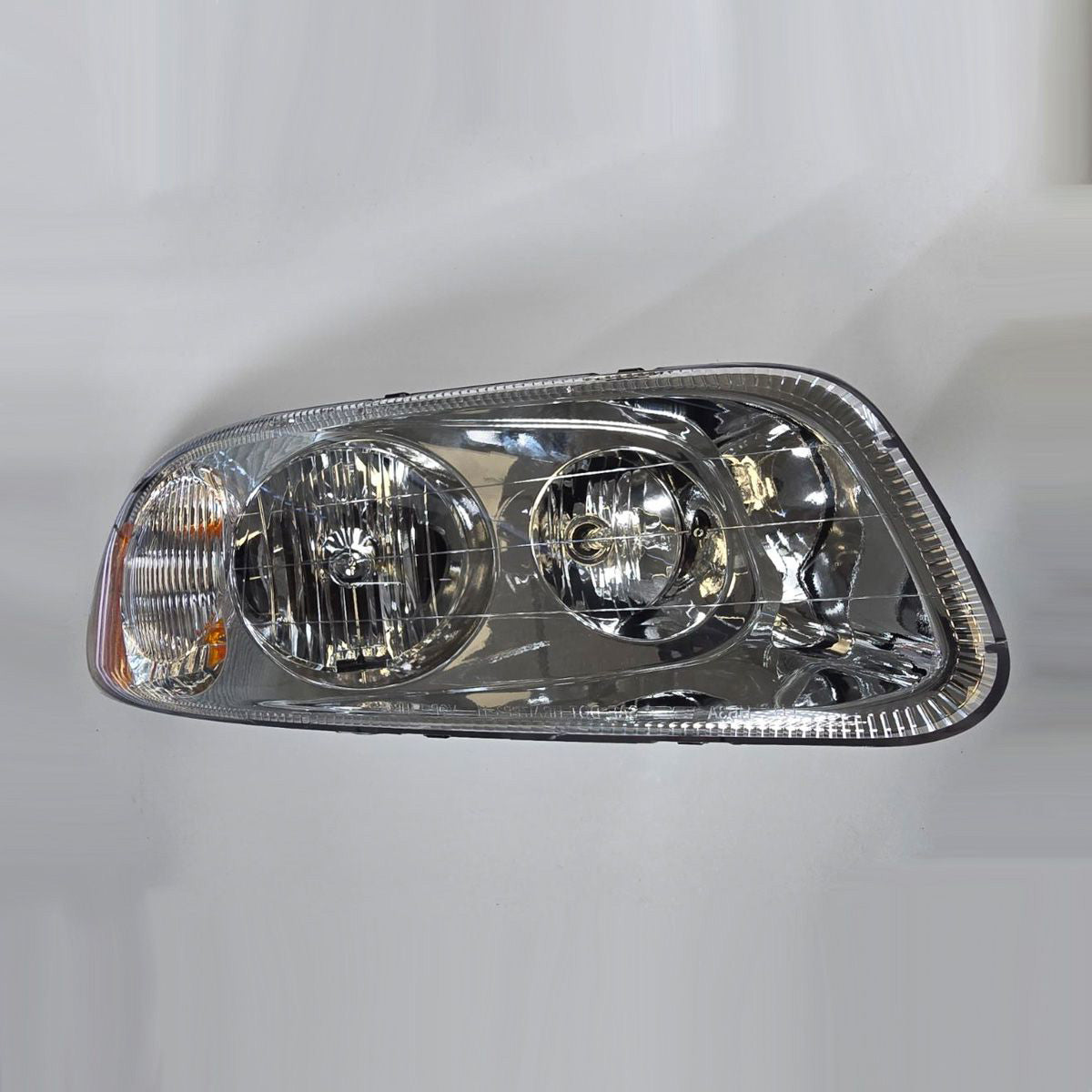 Front view of Mack 888-5503 Passanger Side Headlight, OEM truck replacement part