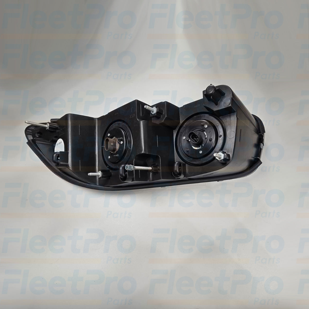 Rear view of Mack 888-5503 Passanger Side Headlight with connectors