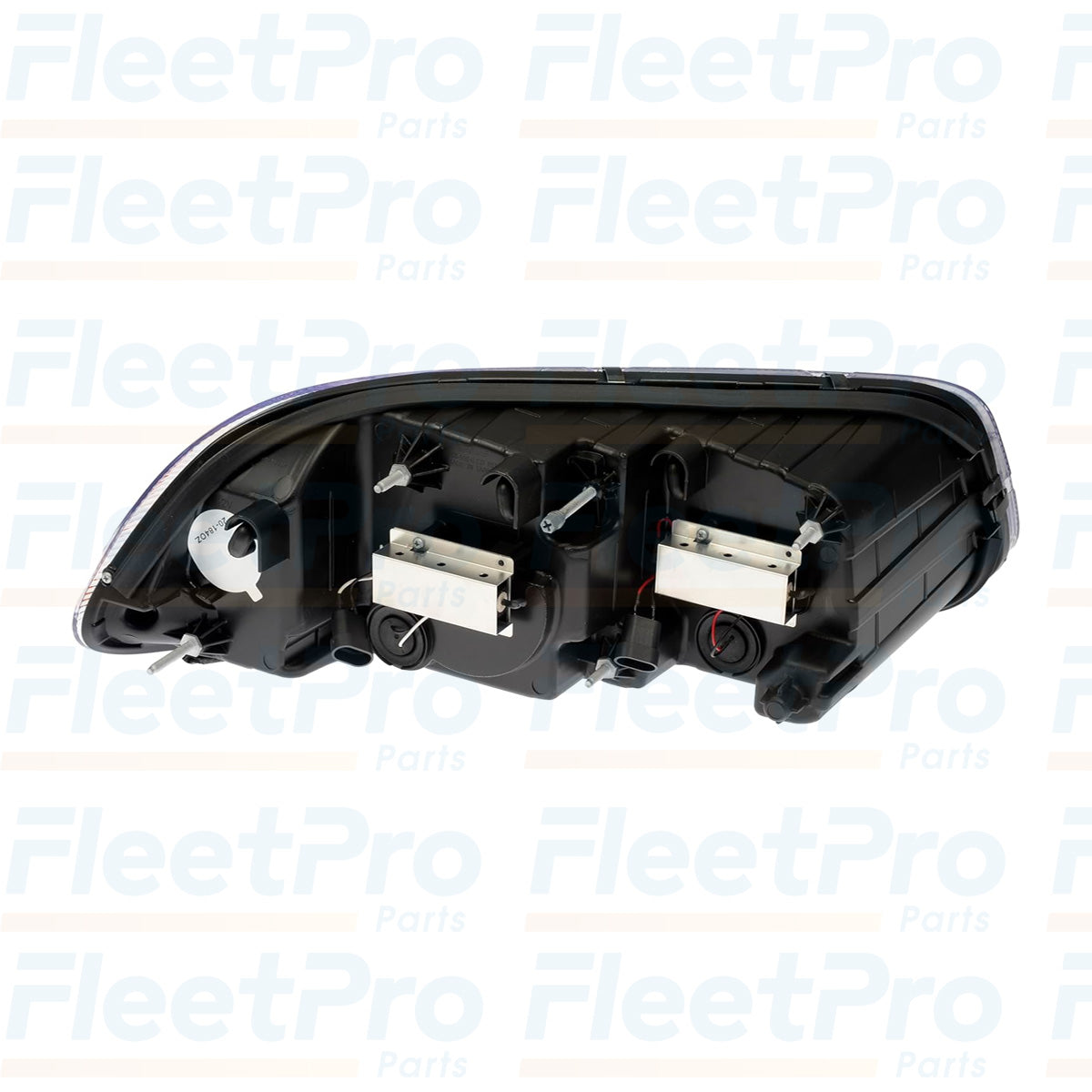 Rear view of Mack 888-5504 Driver Side Headlight with connectors