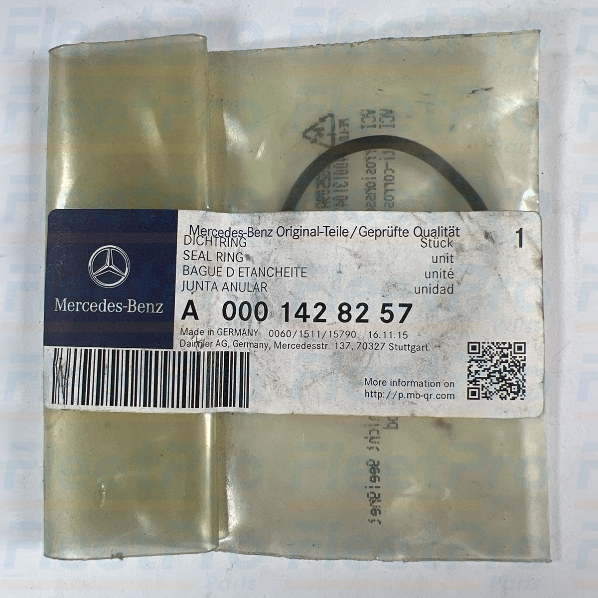 Mercedes-Benz A0001428257 wave sealing ring