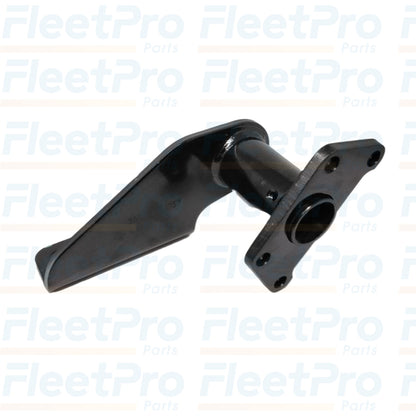 Close-up of steel and welds of Meritor brake chamber bracket model 2510307C91