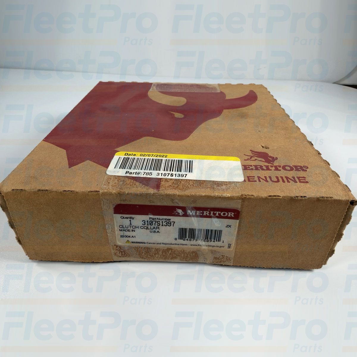 Factory box packaging and genuine Meritor manufacturer part label for 3107S1397