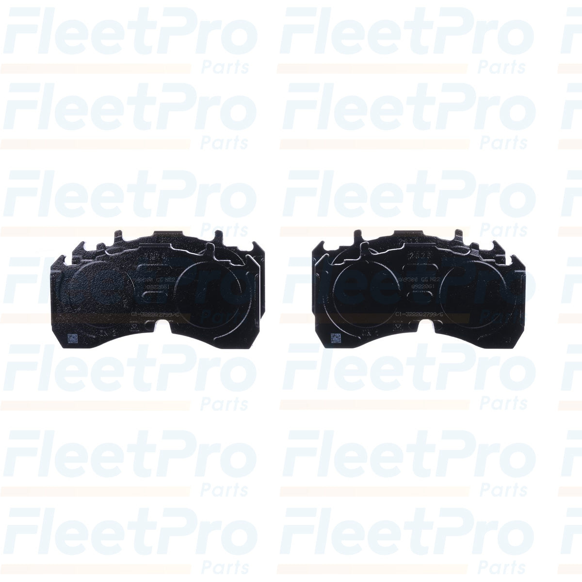 Front view of Meritor KIT2252L2CG brake pad kit