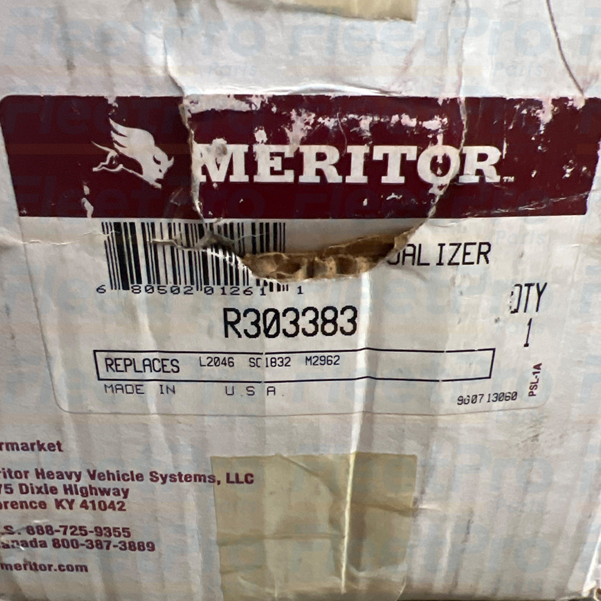 Meritor suspension equalizer component