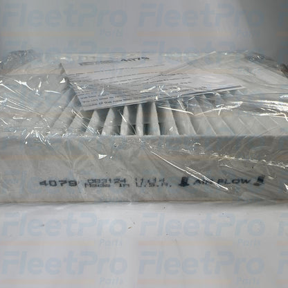 Side profile angle displaying rigid outer frame structure on Microgard 4079 cabin filter