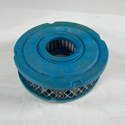 Genuine Midland-Grau 100696E heavy-duty truck air cleaner filter housing assembly full front view