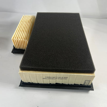 Motorcraft FA-1916 engine air filter full front view showing pleated filter media