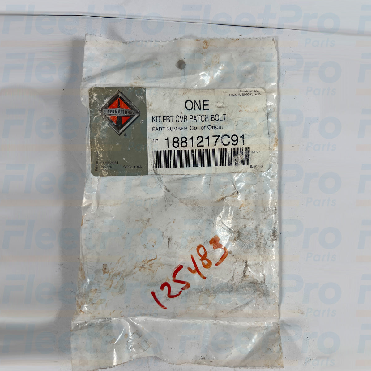 Navistar 1881217C91 engine front cover repair kit