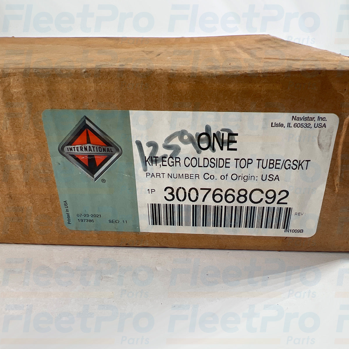 Navistar emissions tube kit 3007668C92 for heavy duty trucks