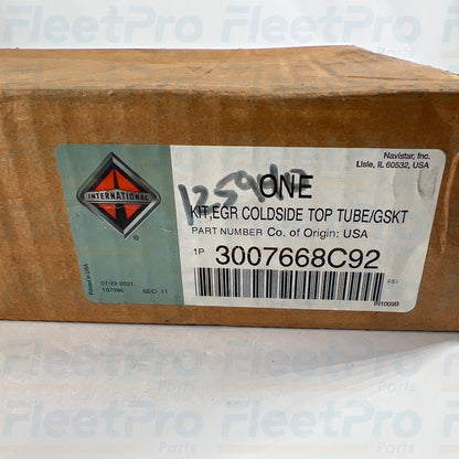 Navistar emissions tube kit 3007668C92 for heavy duty trucks