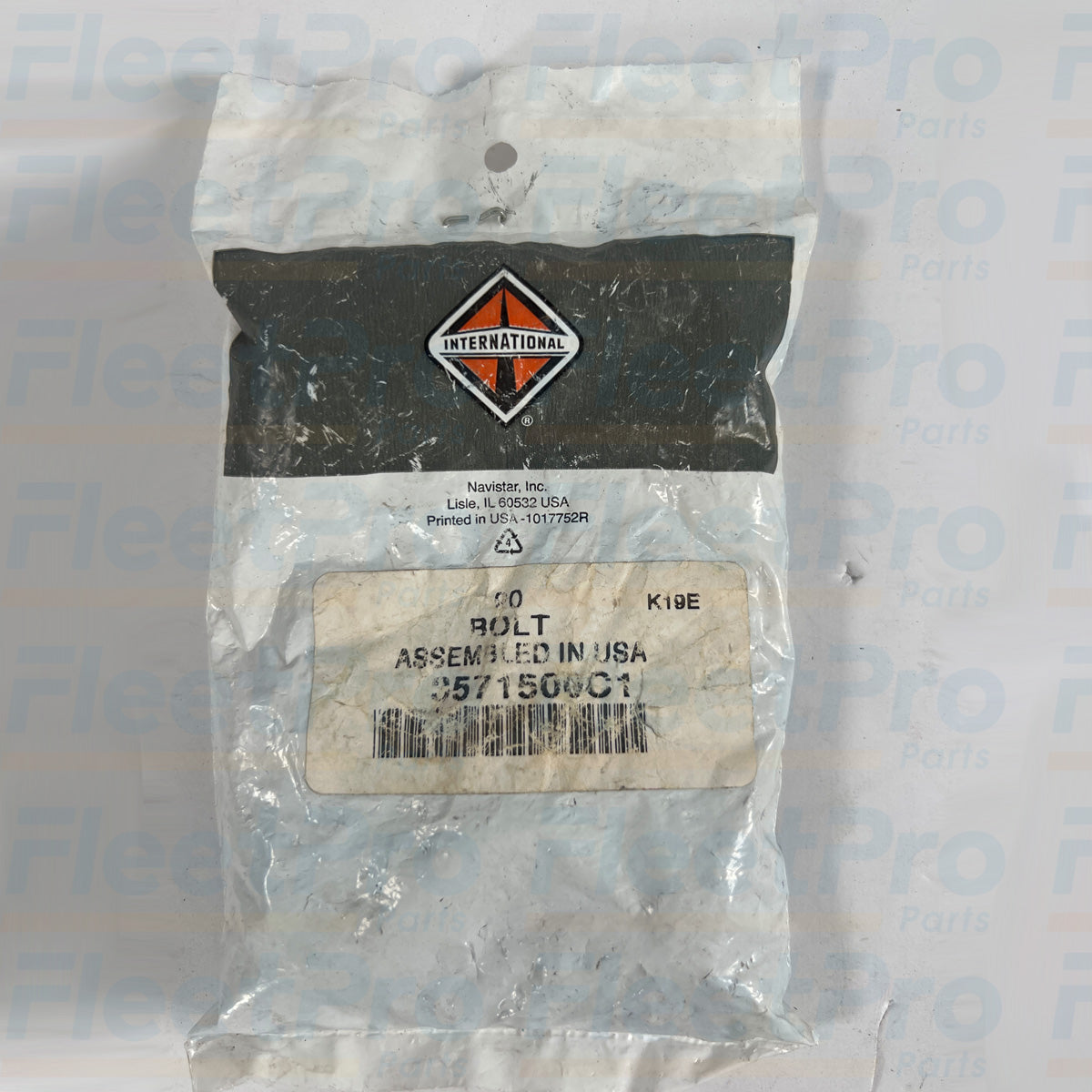 Navistar fastener bolt set