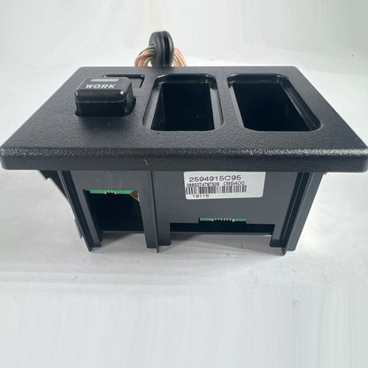 Navistar switch housing with work and blink push buttons