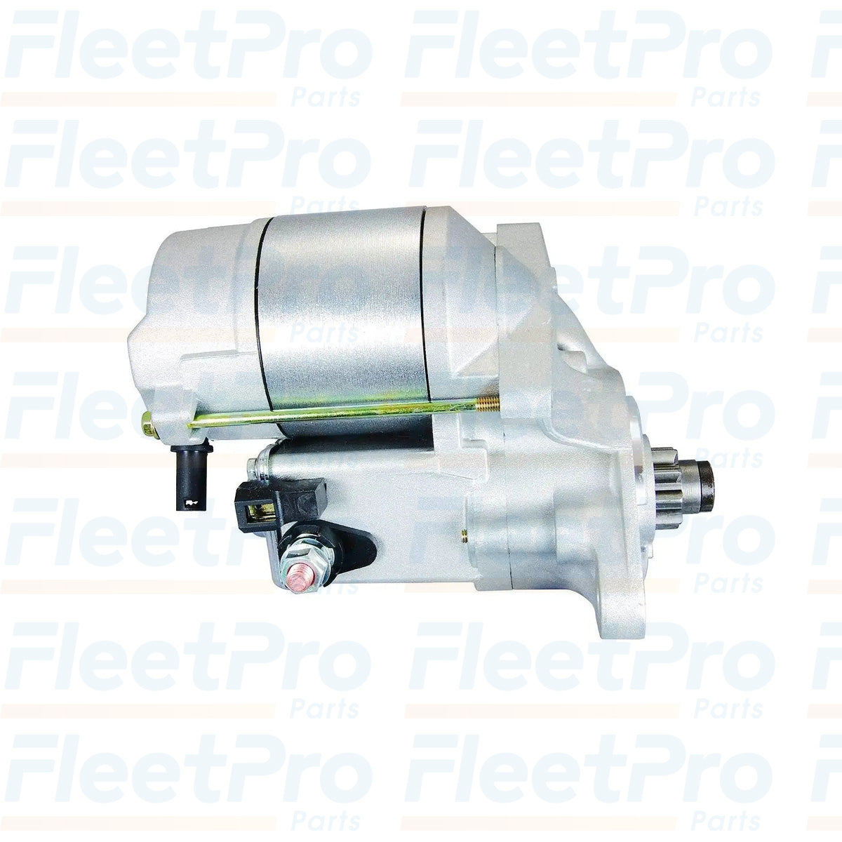 Side view of OEM Carrier 25-35465-00 starter, showing housing and mounting