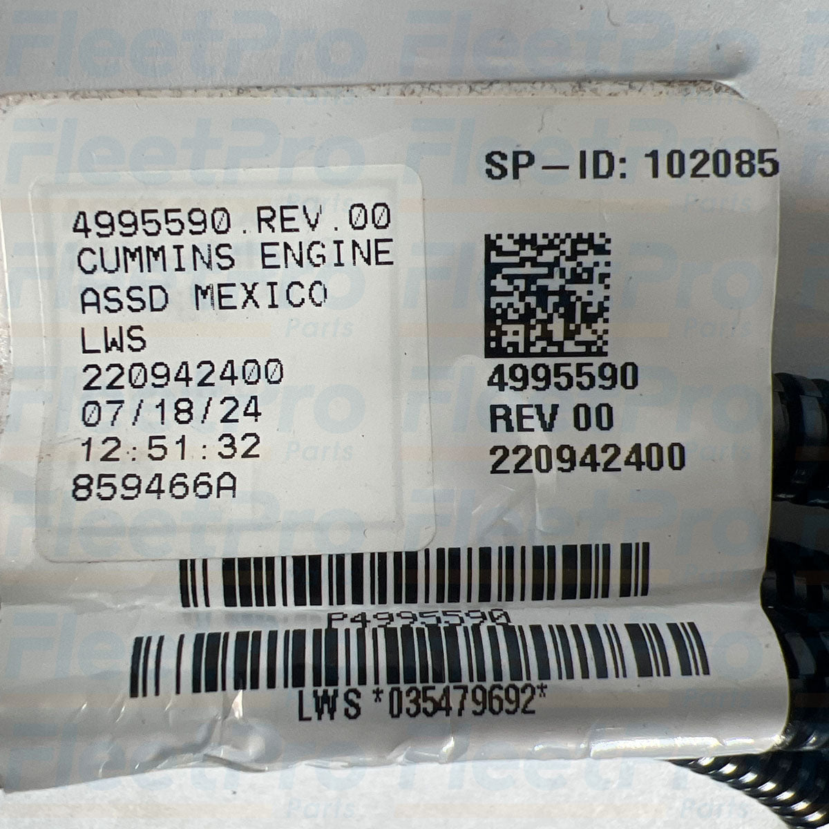 OEM Cummins 4995590 wiring harness
