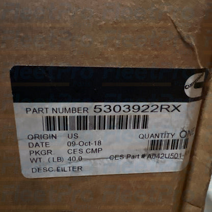 OEM Cummins DPF 5303922RX direct replacement