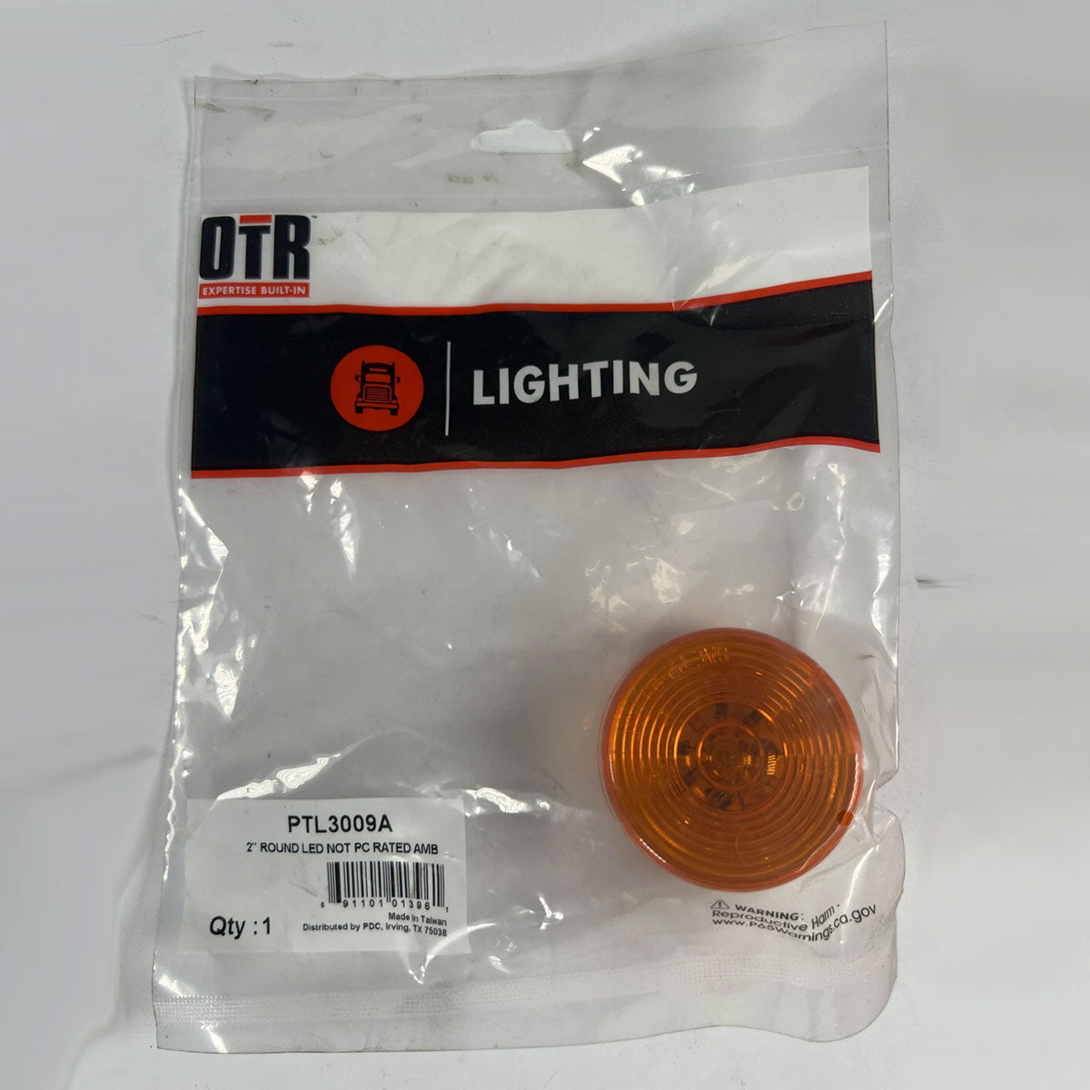 OTR PTL3009A 2 inch round amber LED marker light