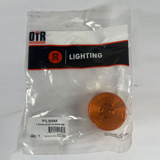 OTR PTL3009A 2 inch round amber LED marker light